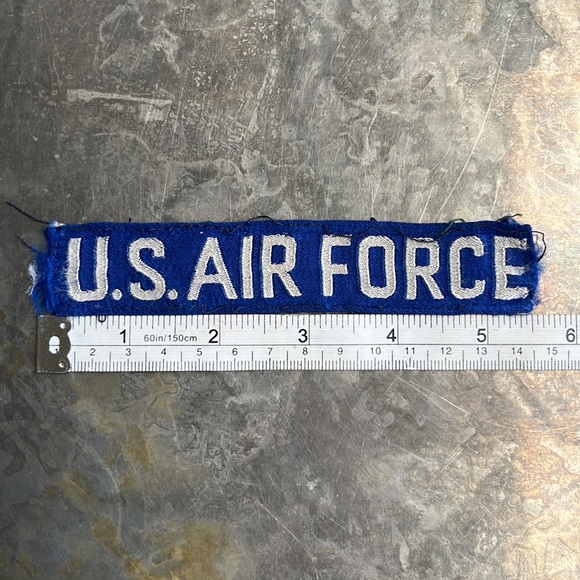U.S. AIR FORCE blue tape patch, vintage - Picture 10 of 12